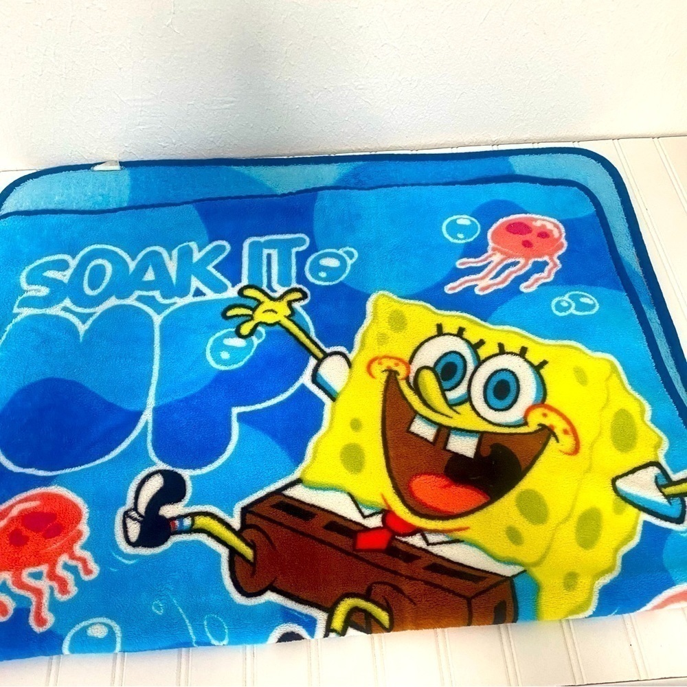 Spongebob Squarepants Nickelodeon Soft Fleece Throw Blanket 42" x 29"